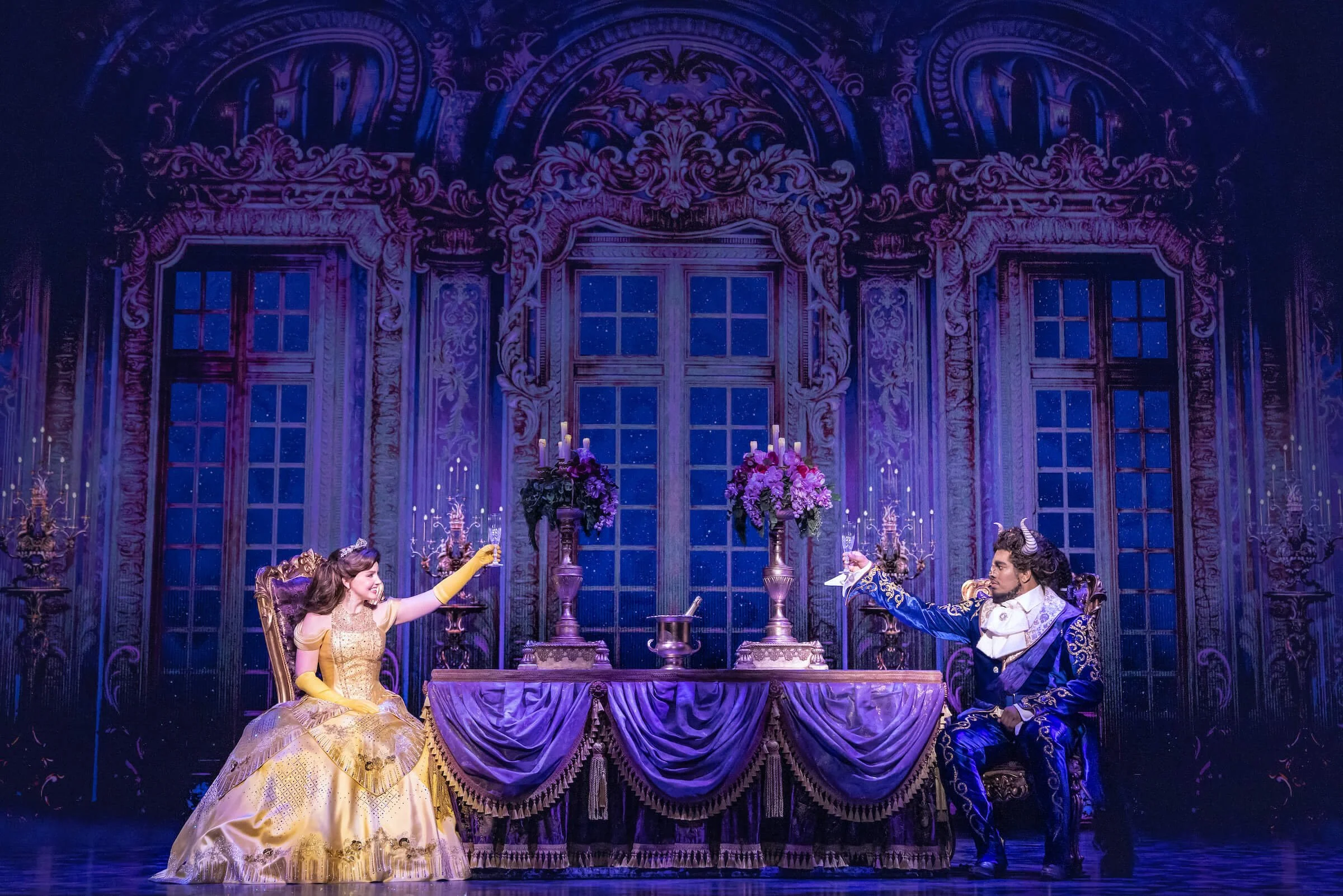 Kyra Belle Johnson and Fergie L. Philippe in Disney's Beauty and the Beast