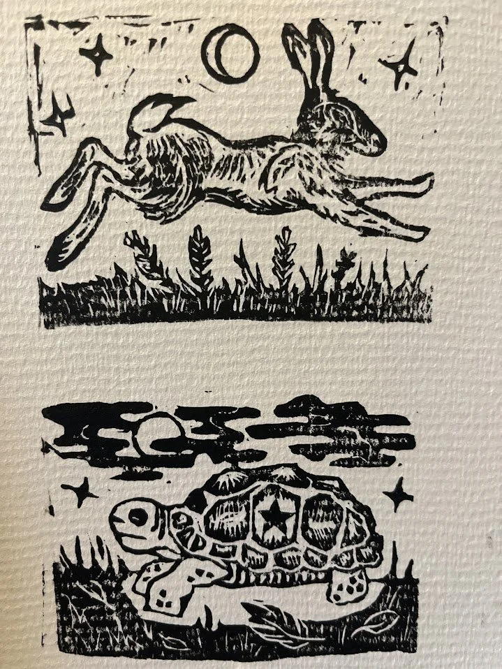 Hare and tortoise.JPG