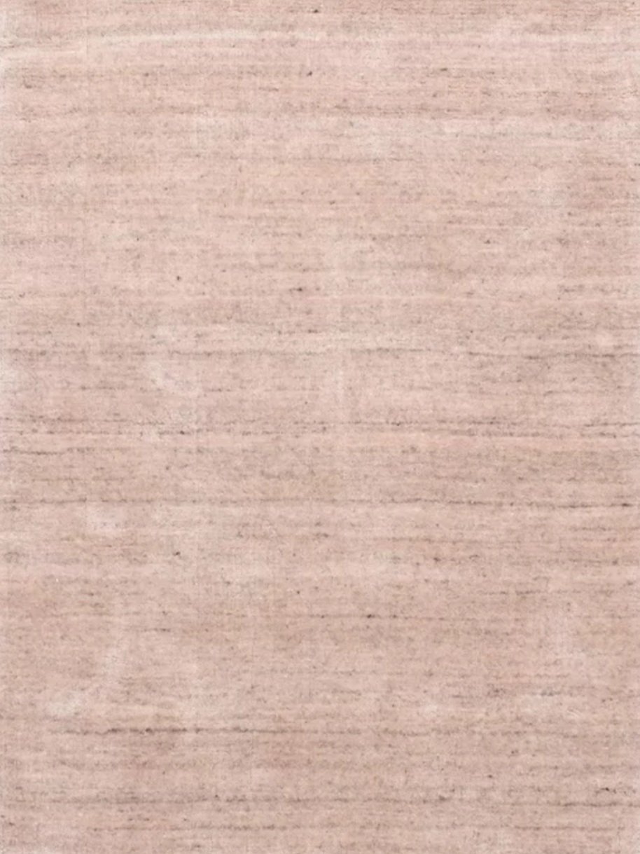 Icelandia Hand-Knotted Area Rug in Light Pink