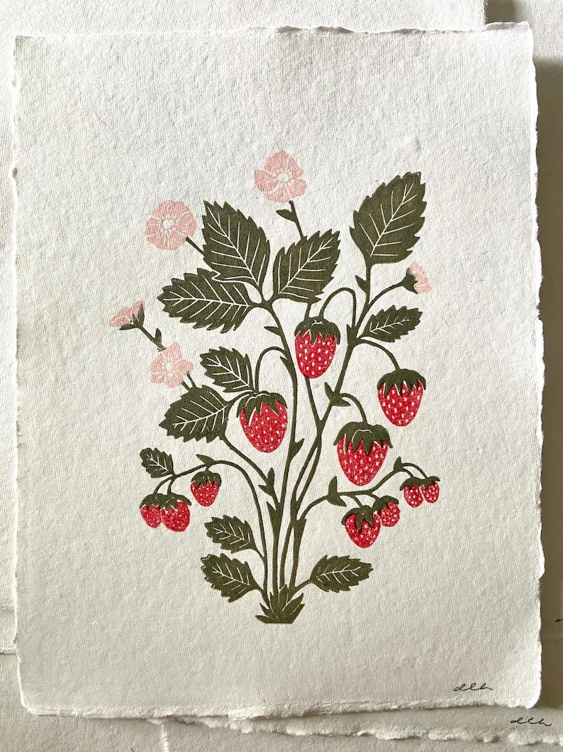 "Strawberries" by danielleleeart