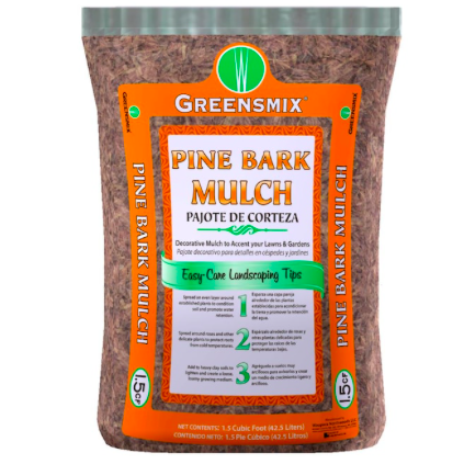 Pine Bark Mulch 1.5-cu ft Natural Bark Mulch