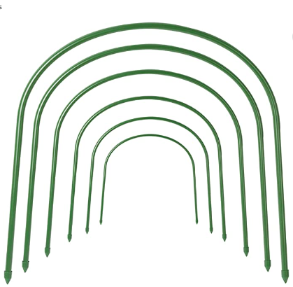 6Pcs Greenhouse Hoops Rust-Free Grow Tunnel 4.9ft