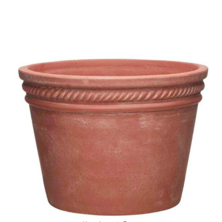 Michelle Large 15 in. x 10.6 in. Terracotta Clay Planter