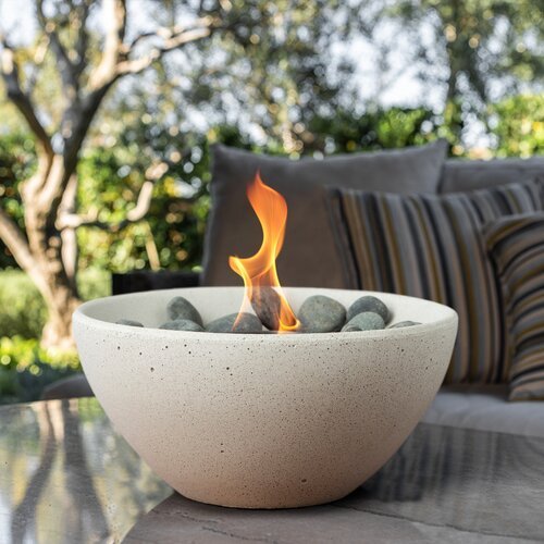 Concrete Gel Tabletop Fireplace
