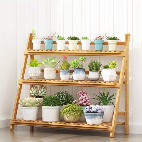 Folding Flower Plant Stand