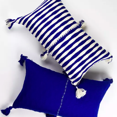 Archive New York Royal Blue Antigua Pillow