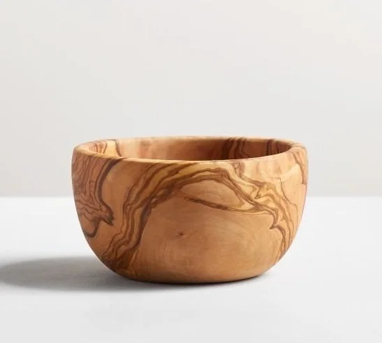 Olive Wood Snack Bowl