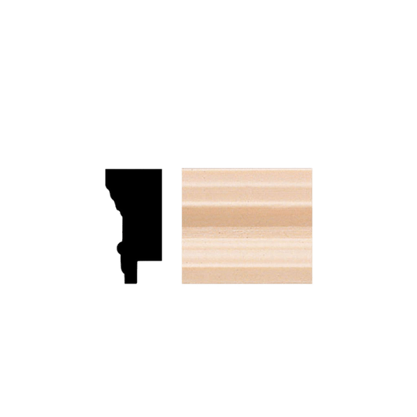 3/4 in. x 1-1/2 in. x 96 in. Hardwood Picture Frame Moulding