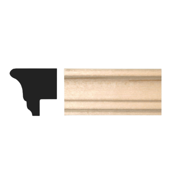 3/4 in. x 3/4 in. x 96 in. Hardwood Picture Frame Moulding