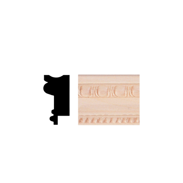 3/4 in. x 1-1/2 in. x 8 ft. Chair Rail/Picture Frame Moulding