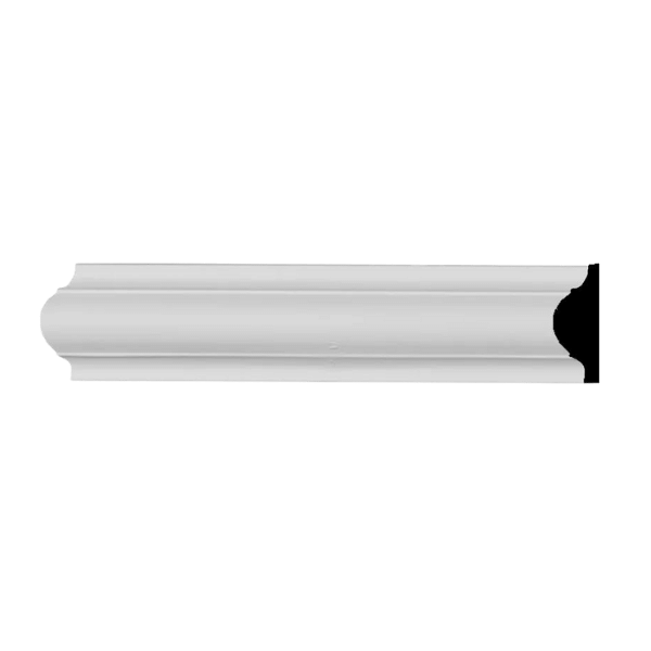 1 5/8"H x 96"W x 1/2"D Smooth Panel Molding