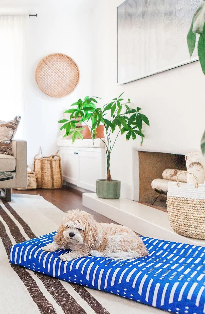 Boho Rectangle Dog Bed by Laylo Pets