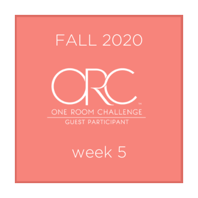 Fall 2020 One Room Challenge® Guest Participants, Week 5