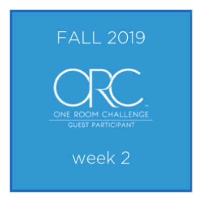 Fall 2019 One Room Challenge® Guest Participants, Week 2