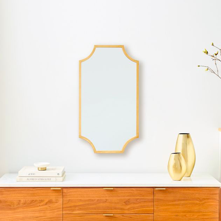 Scalloped Edge Mirror