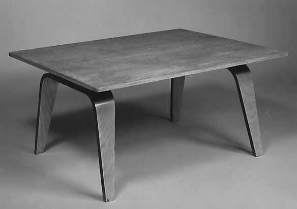 Coffee table designed by Charles and Ray Eames, ca 1945