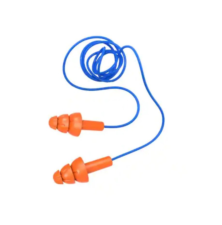 HDX Reusable Corded Earplugs