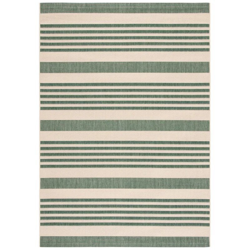 Aiken Beige/Green Indoor/Outdoor Rug