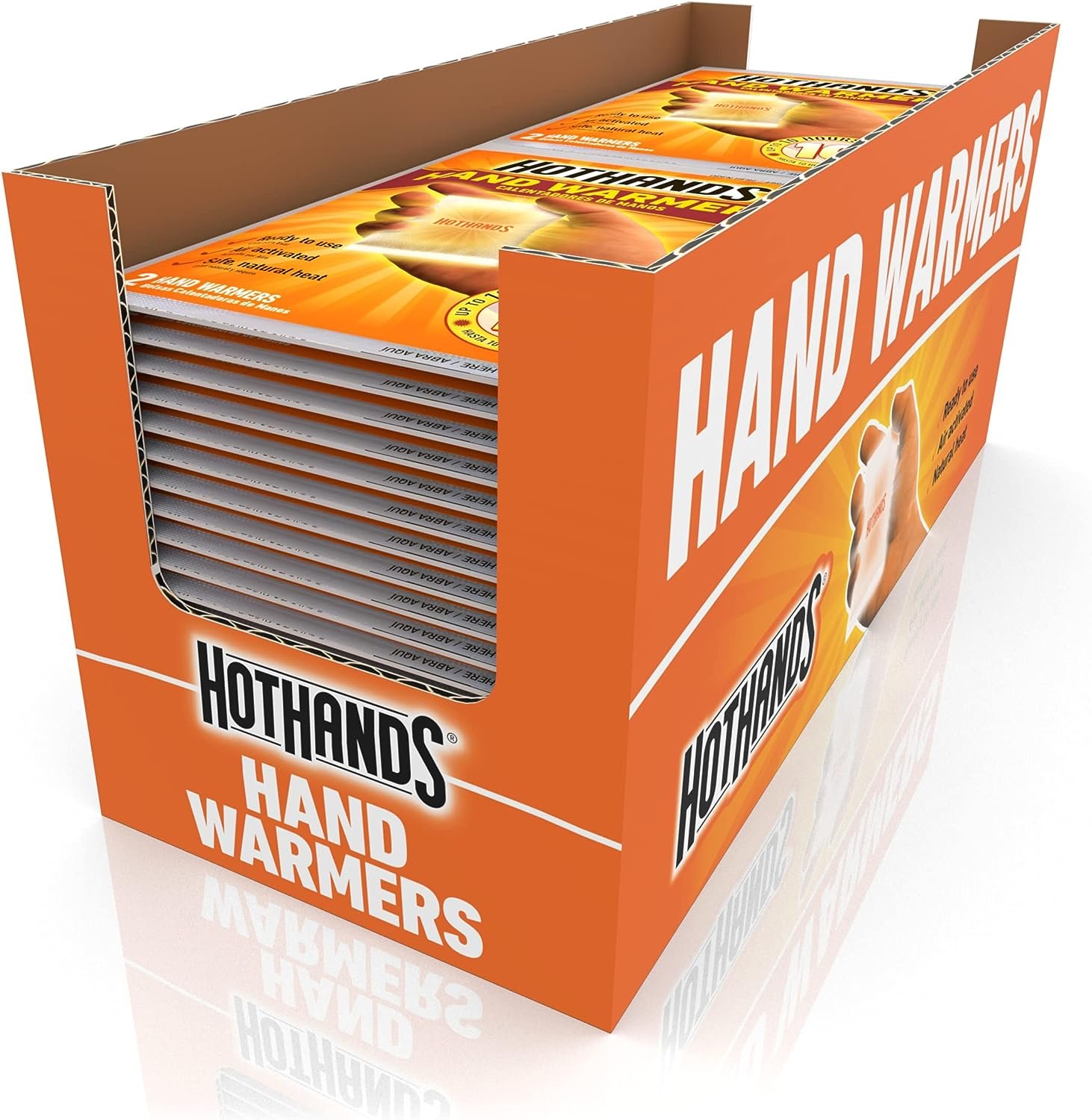 HotHands Hand Warmers - Natural Odorless Air Activated Warmers - Up to 10 Hours of Heat - 40 Pair