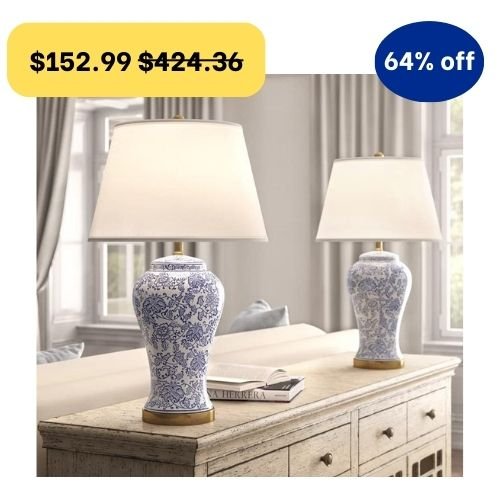 Kelly Clarkson Home Ceramic Table Lamp (Set of 2)
