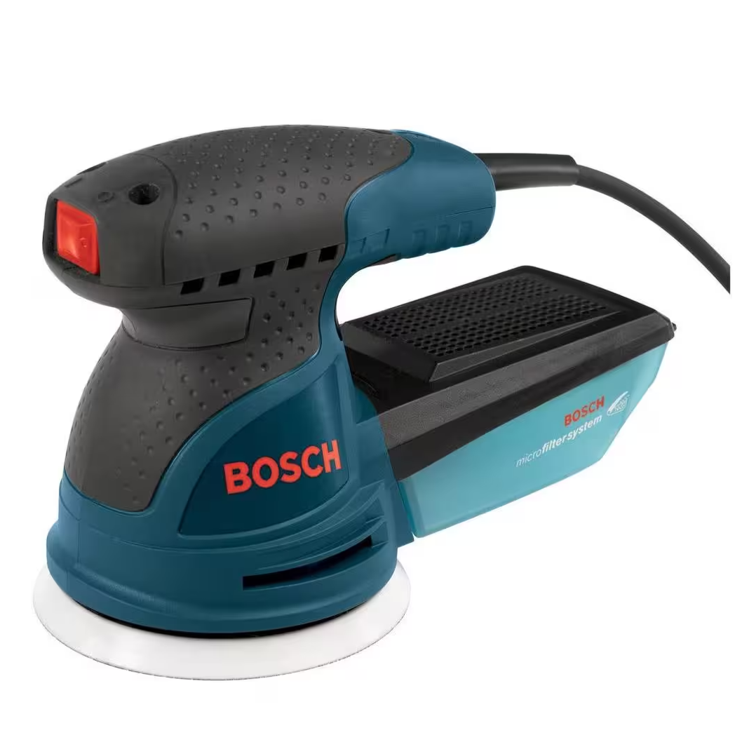 Bosch 2.5 Amp 5 in Corded Single Speed Palm Random Orbital Sander/Polisher