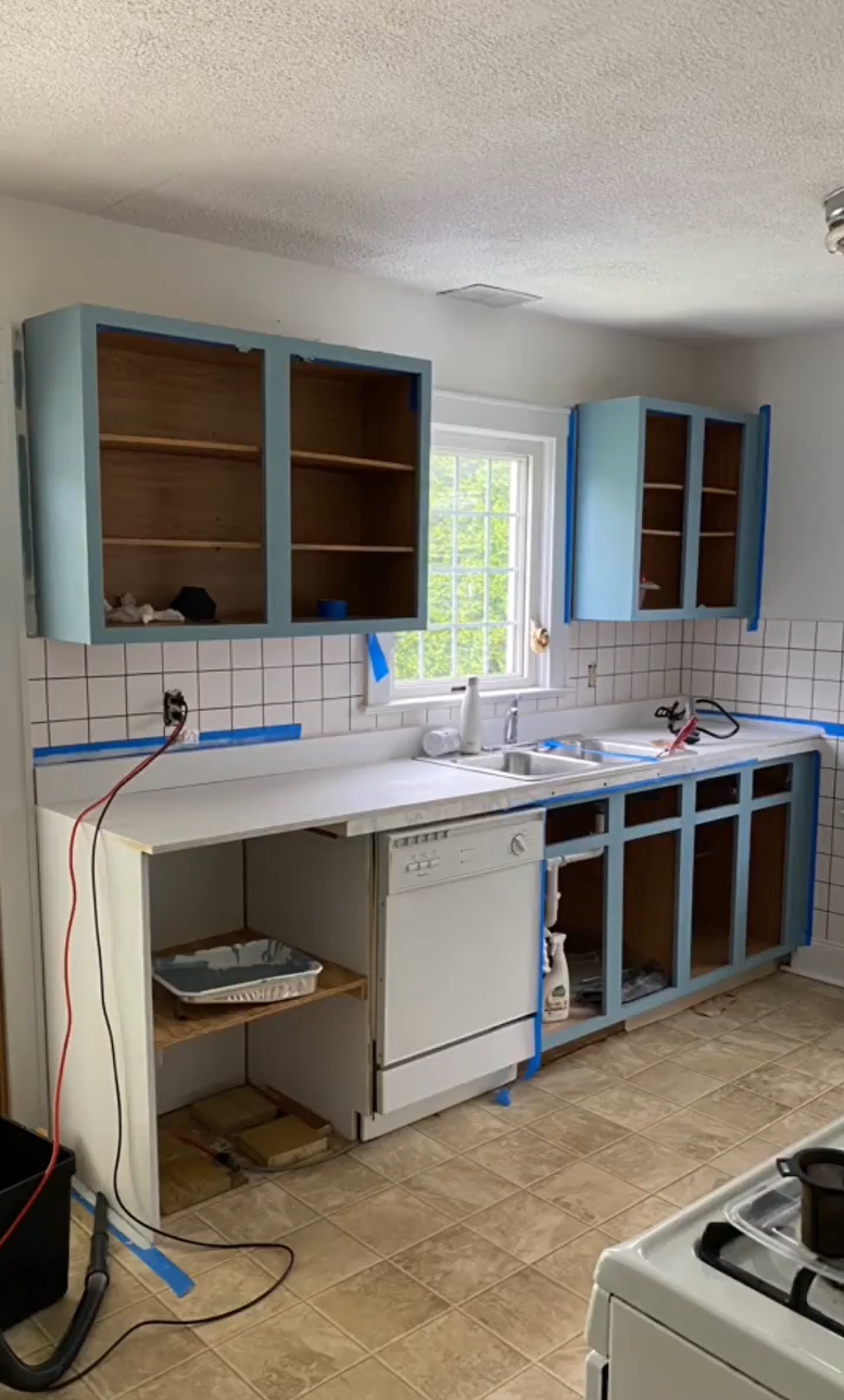 createacolorfullife-DIY-transform-kitchen-paint-appliances-before-process.png