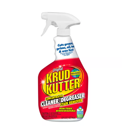 Krud Kutter 1 Quart Liquid Cleaner &amp; Degreaser for Grease on Multi-surfaces