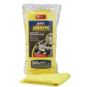 Jobsite Heavy-Duty Microfiber Cloth (16-Pack)