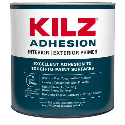 KILZ Adhesion Primer, Interior/Exterior, 1 Quart