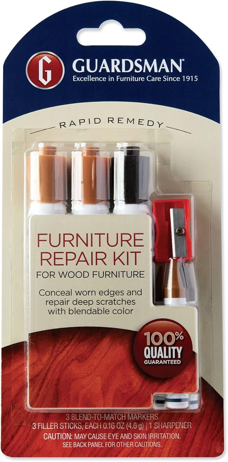 Guardsman Wood Furniture Markers and Wax Wood Filler Sticks