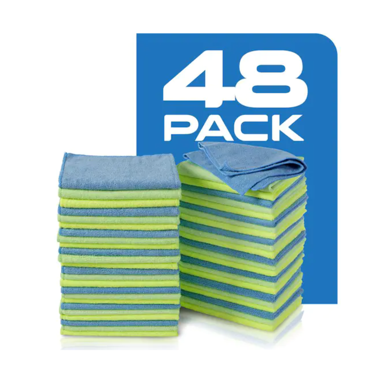 Microfiber Cleaning Cloths, Multi-Colored