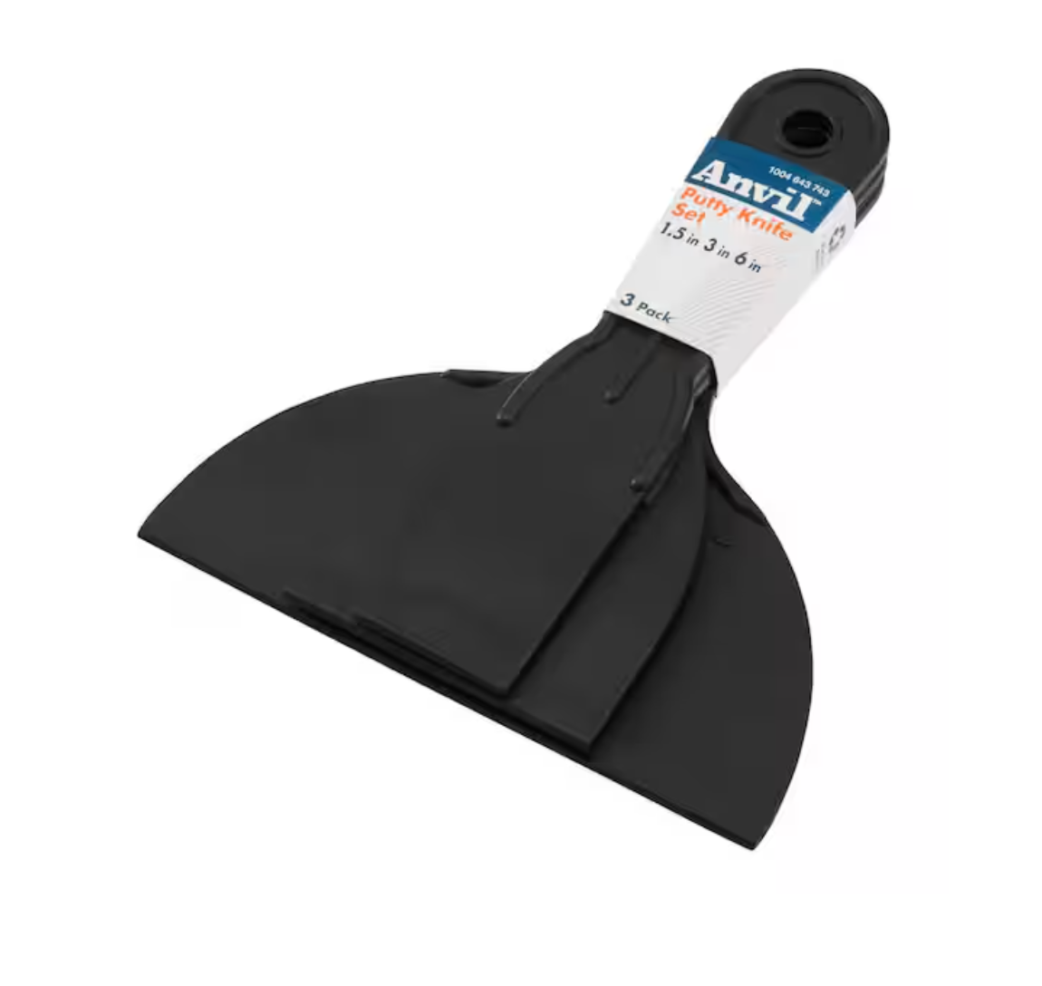 Plastic Putty Knife Set