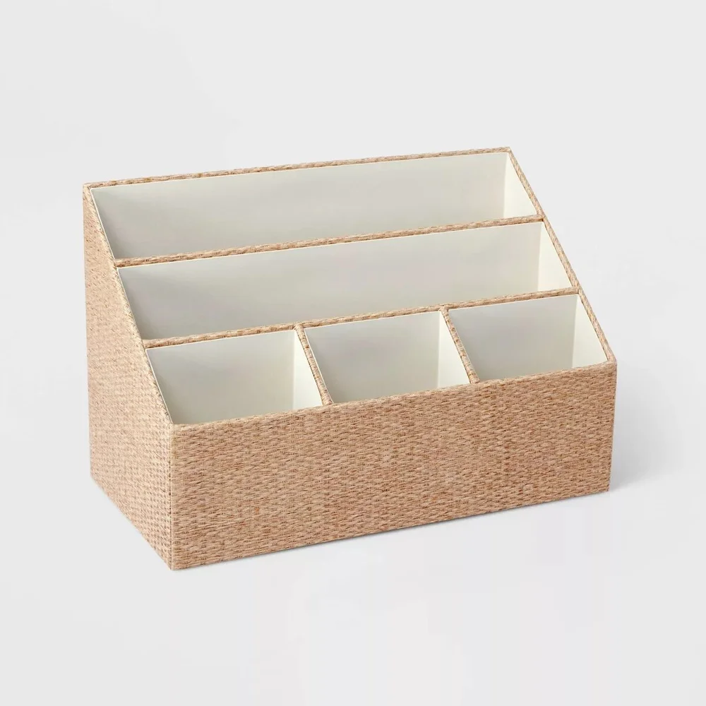 Woven 5-Slot Desktop Storage Set