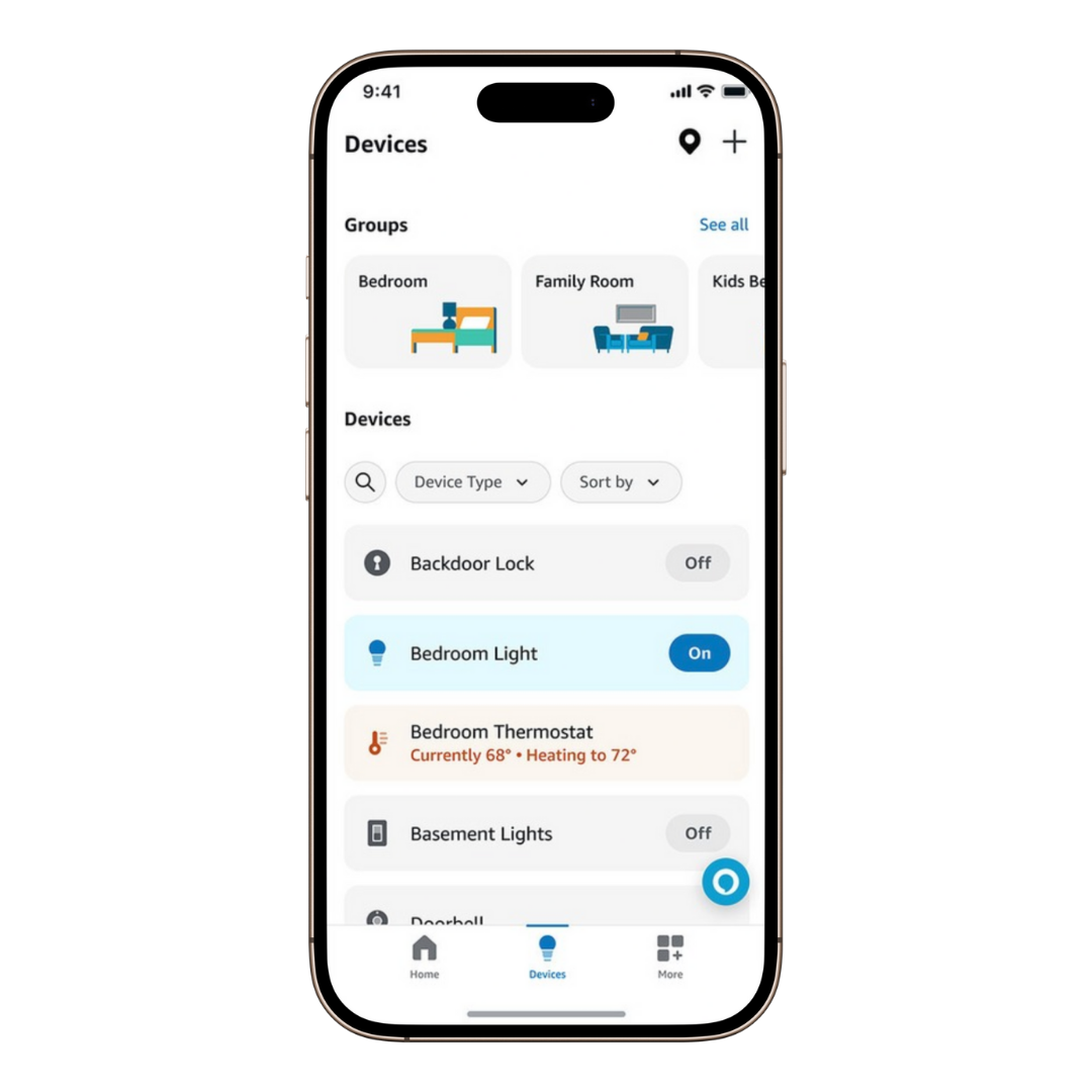 Amazon Alexa's user interface