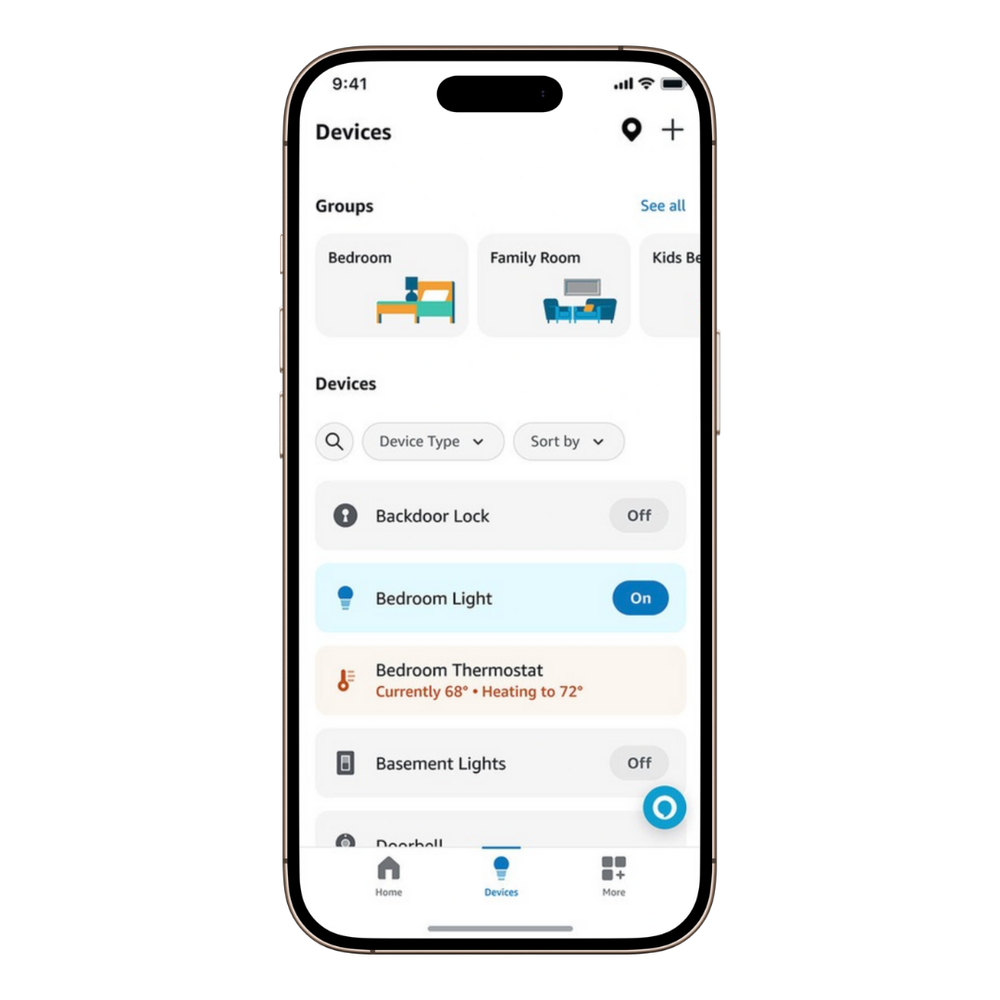 Amazon Alexa's user interface