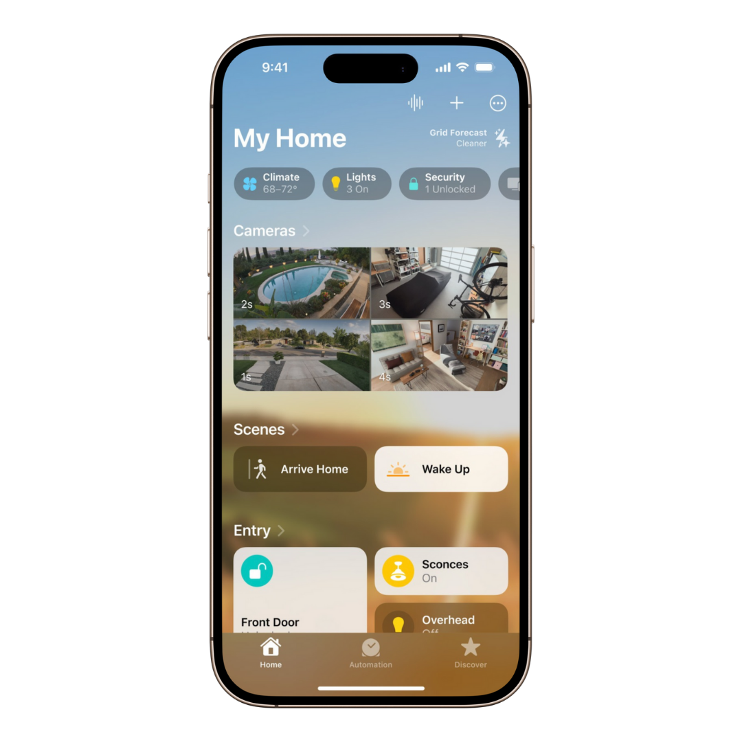 Apple Home's user interface