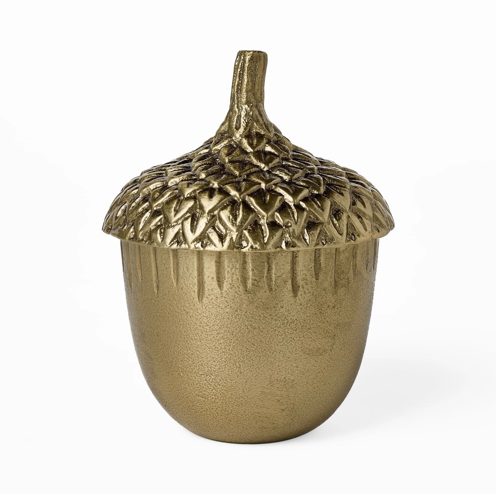 Cast Metal Acorn Canister