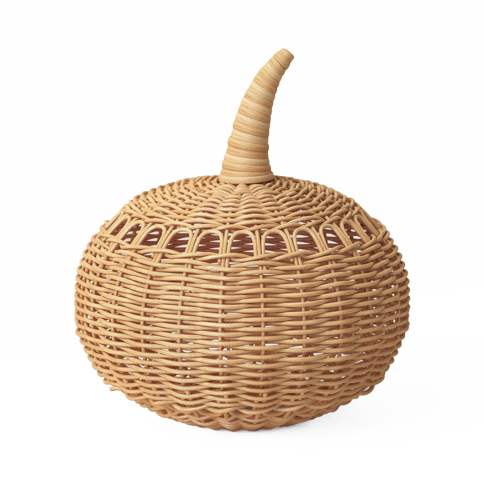 Rattan Loop Accent Pumpkin