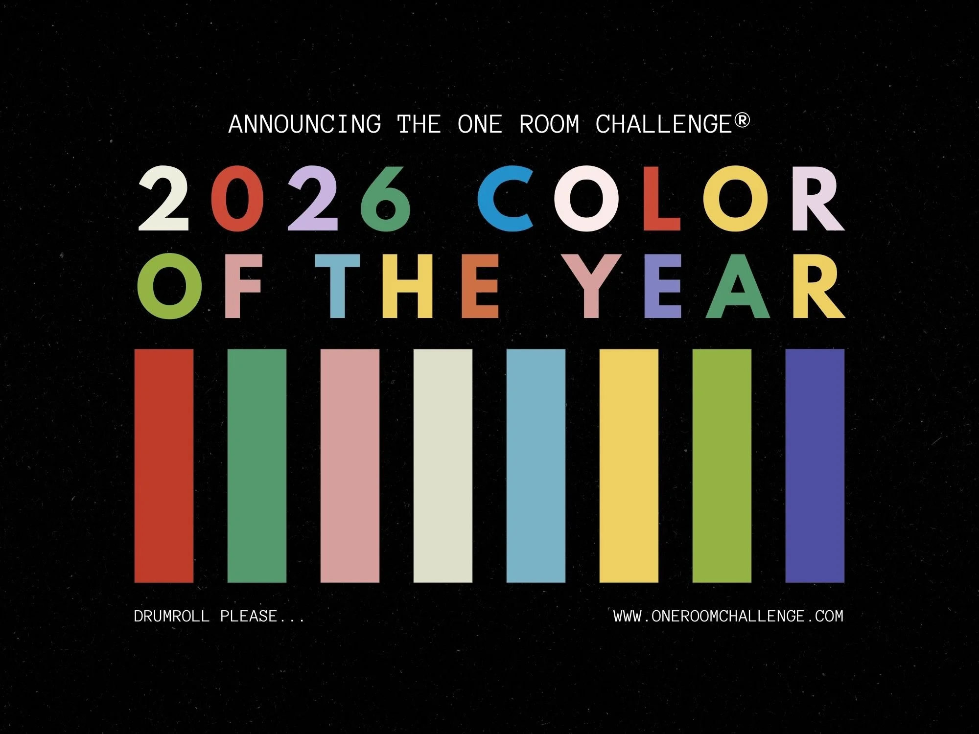 The One Room Challenge® 2026 Color of the Year is...