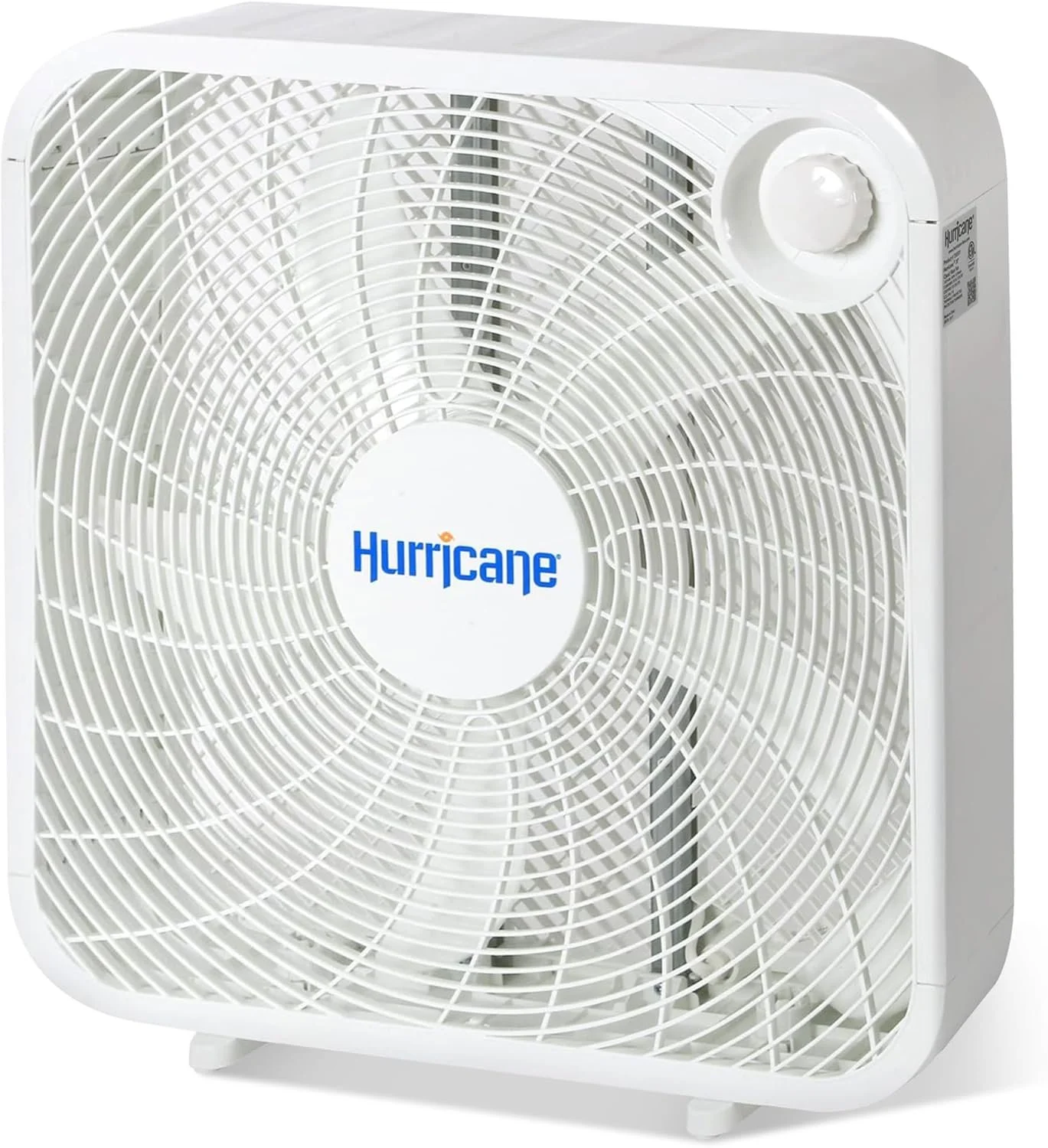 Hurricane Classic Floor Mount Box Fan w/ 3 Quiet Speeds