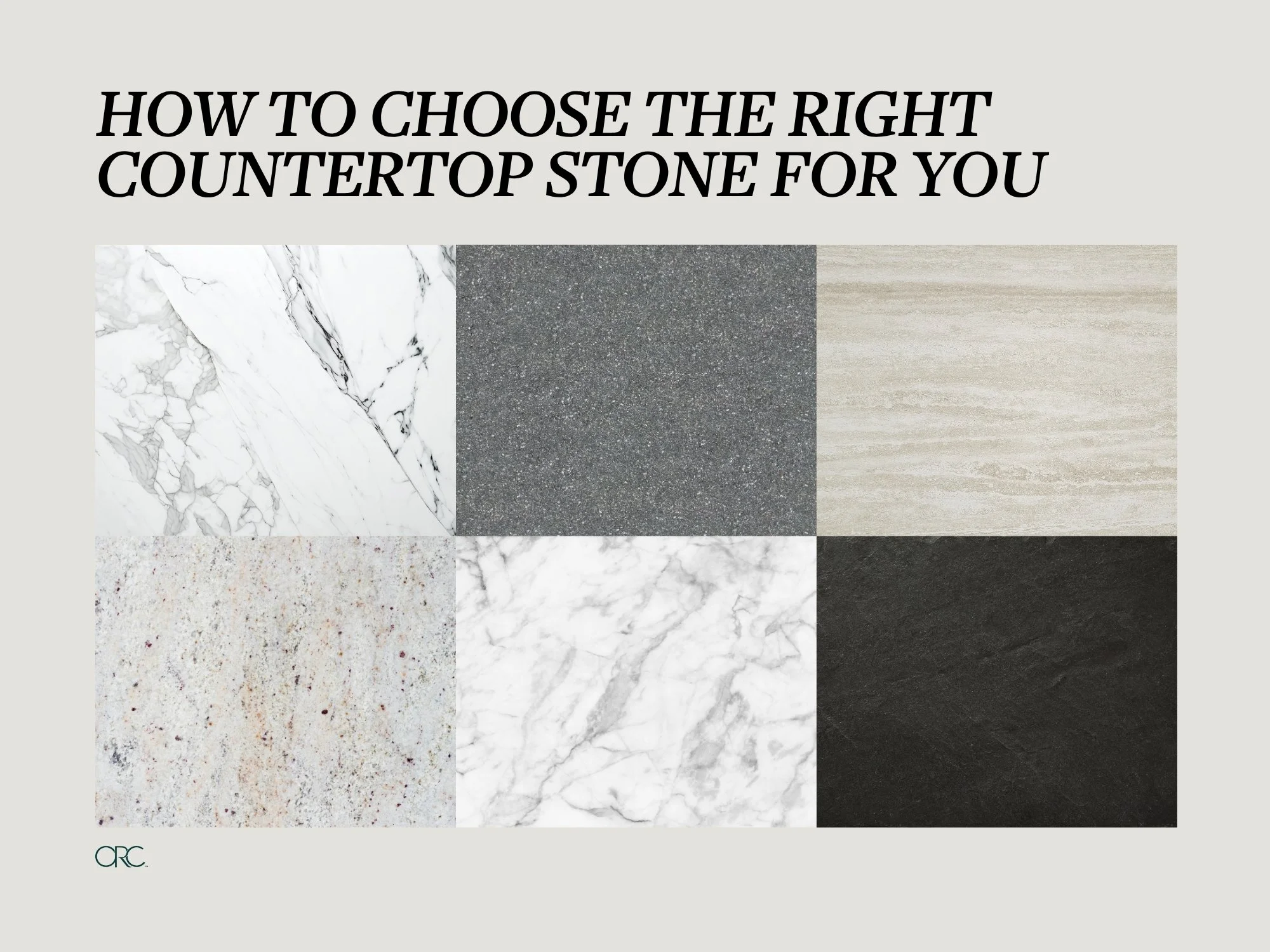 How to Choose the Right Countertop Stone