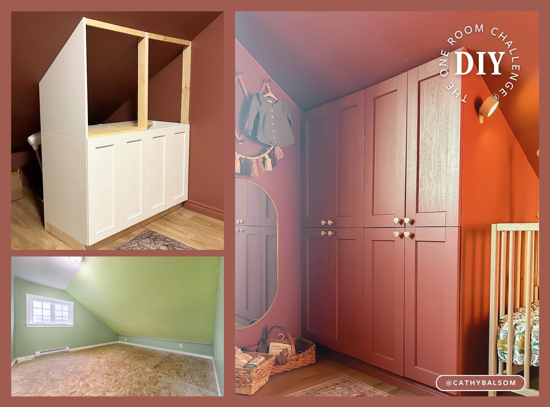 DIY: Nursery Built-Ins That Make the Most of a Slanted Ceiling