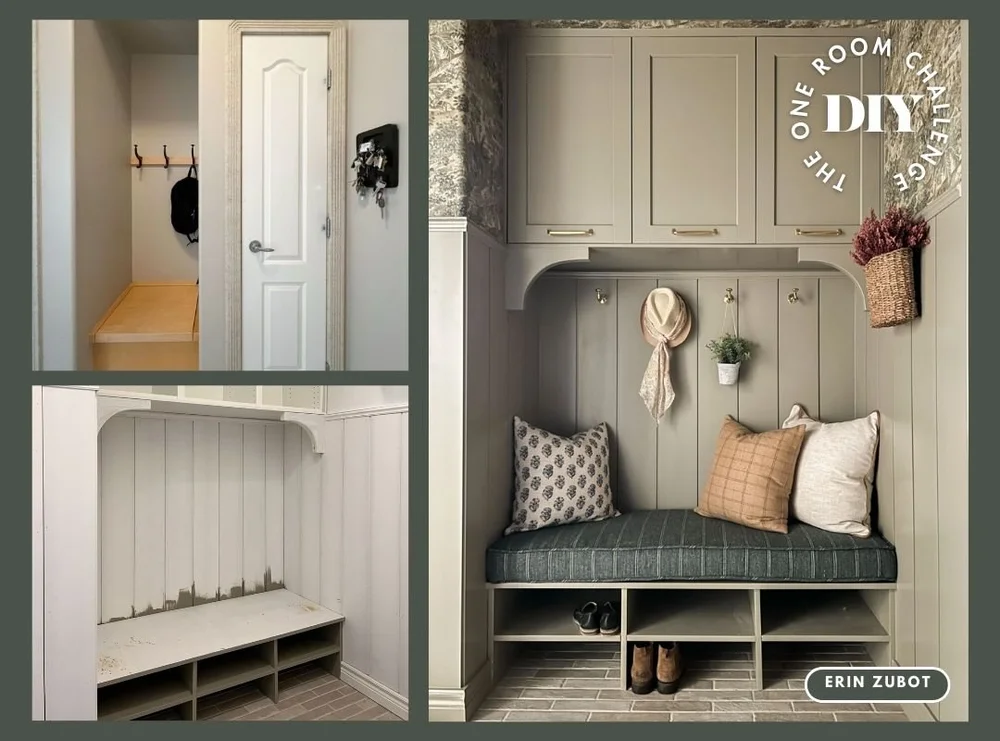 DIY: A Mudroom Transformation That Brings the Charm — ONE ROOM CHALLENGE®