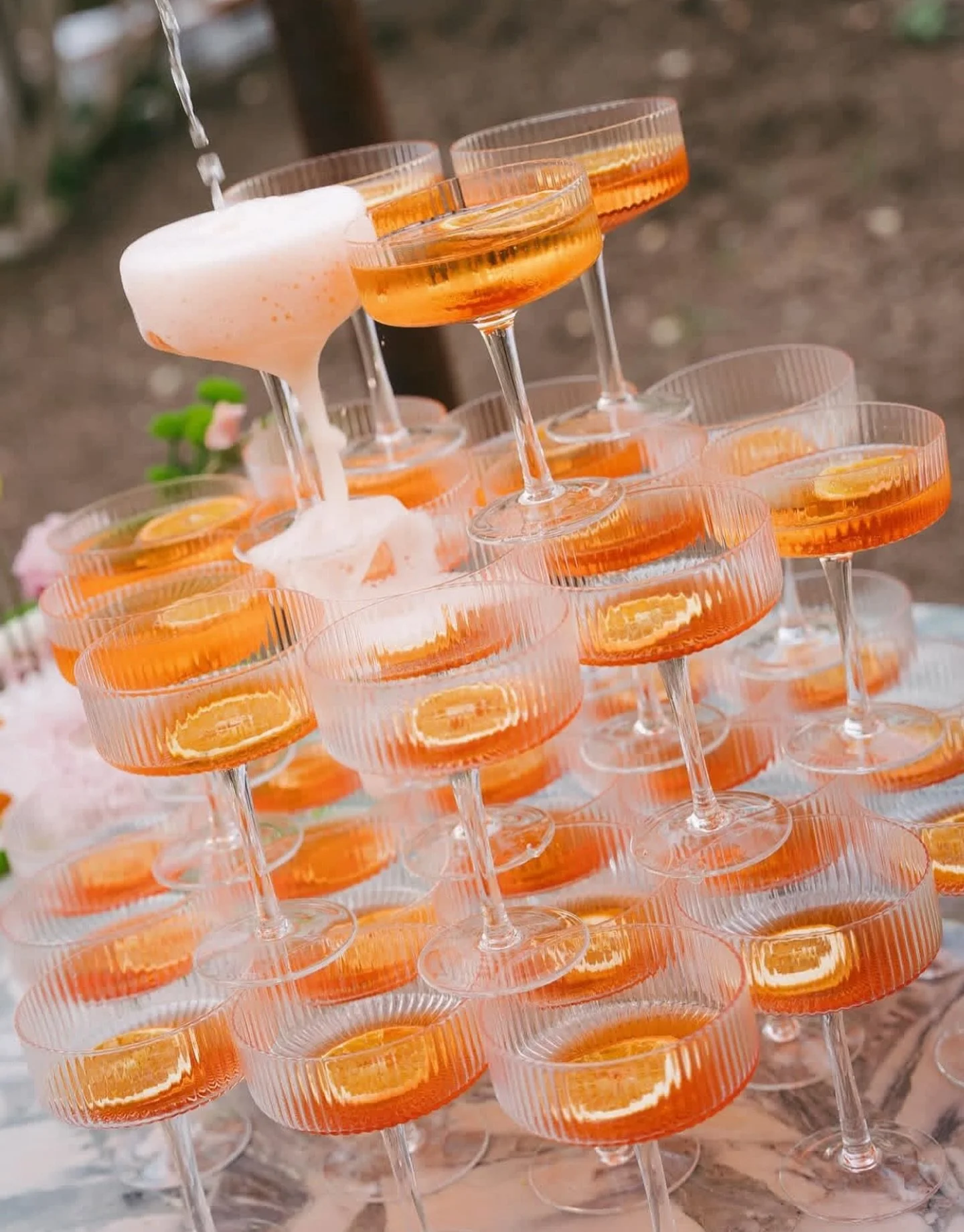 Spritz tower of our dreams !! 

Venue: @hotelmagdalena 
Photographer: @averyleephoto_ 
Florals: @createdby.carly 
Hair and makeup: @haileysarahbeauty