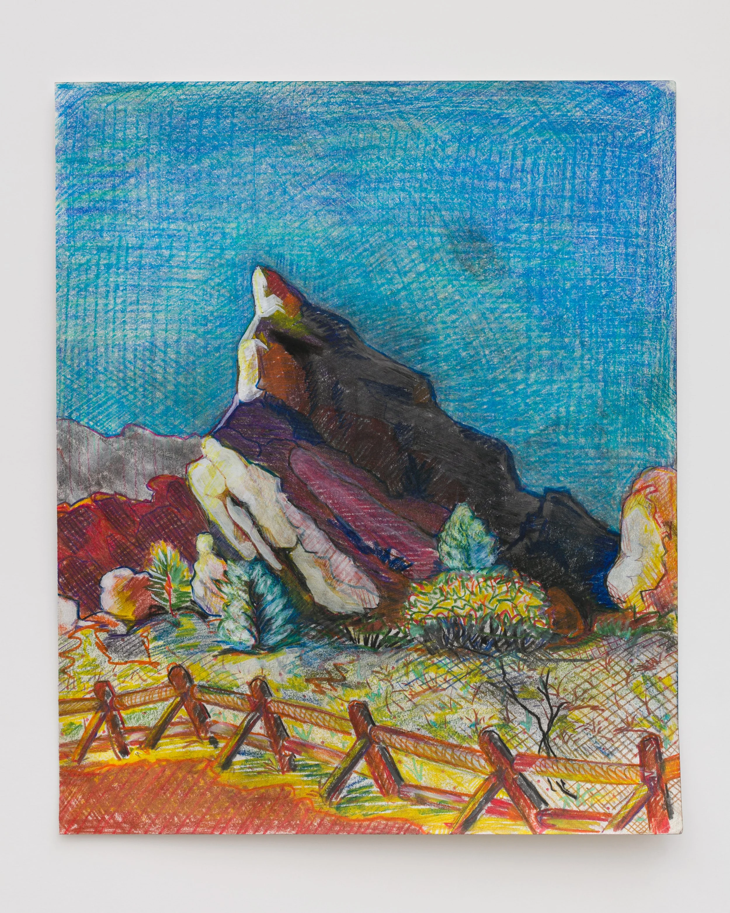 Colorado Red Rocks Drawing DRAWINGS — ERIK WANGSVICK