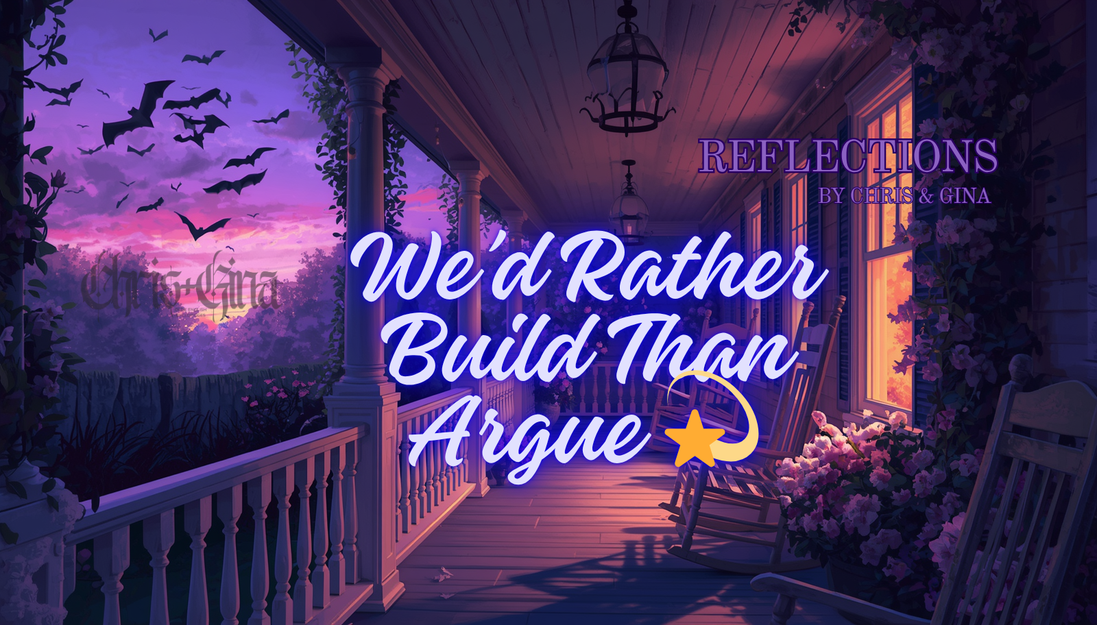 We’d Rather Build Than Argue 💜