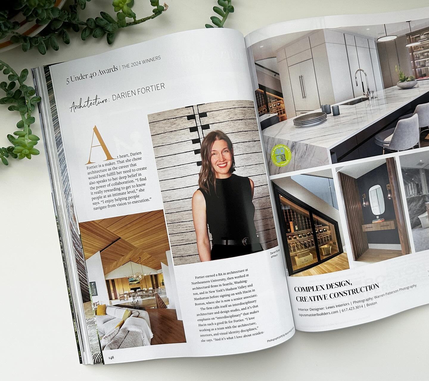 Check it out! New England Home September | October 

&lsquo;At heart, Darien Fortier is a maker. That she chose architecture as the career that would best fulfill her need to create also speaks to her deep belief in the power of collaboration. &ldquo