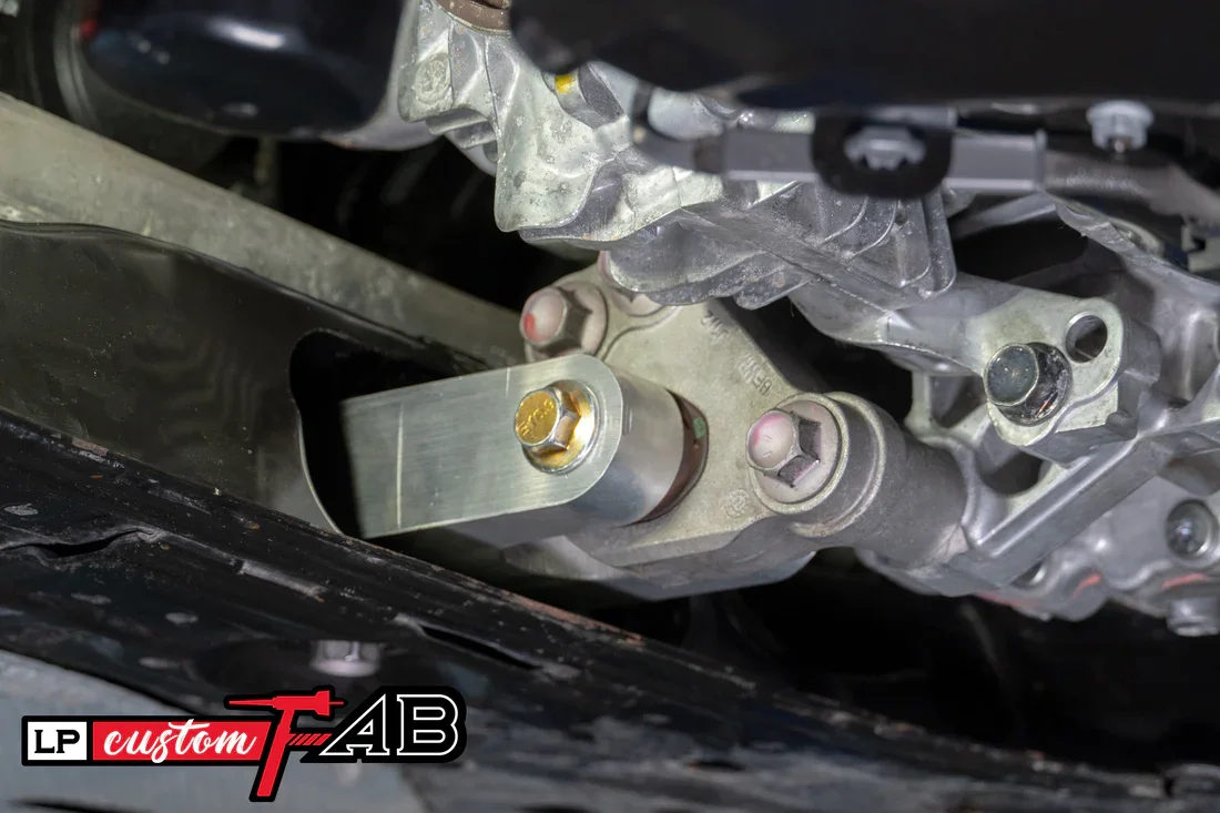 LPCustomFab Aluminum Engine Mount Installed.webp