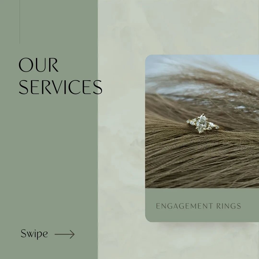 These are the main services that I can provide for you. On top of these core categories, I can also repair old jewellery, re-tip and rebuild claws (that hold your precious gemstones) on worn down rings, and size them if needed!
.
.
If you have any re