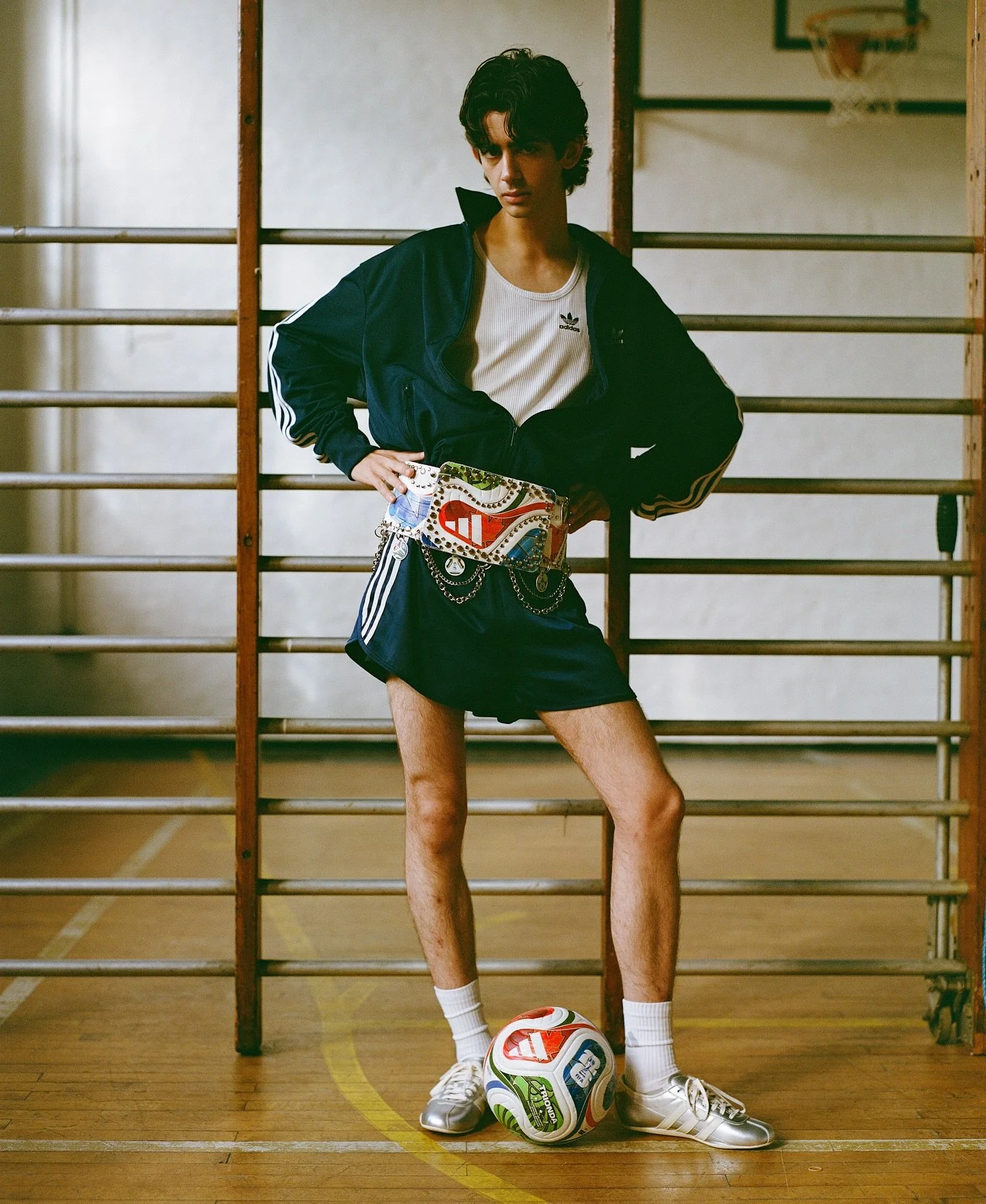 TIMUR A x @sophiehird.studio / @adidasfootball ⚽️
Creative Direction: @sophiehird.studio 
Photography: @lucien.phoenix 
MUA: @okigaljuju